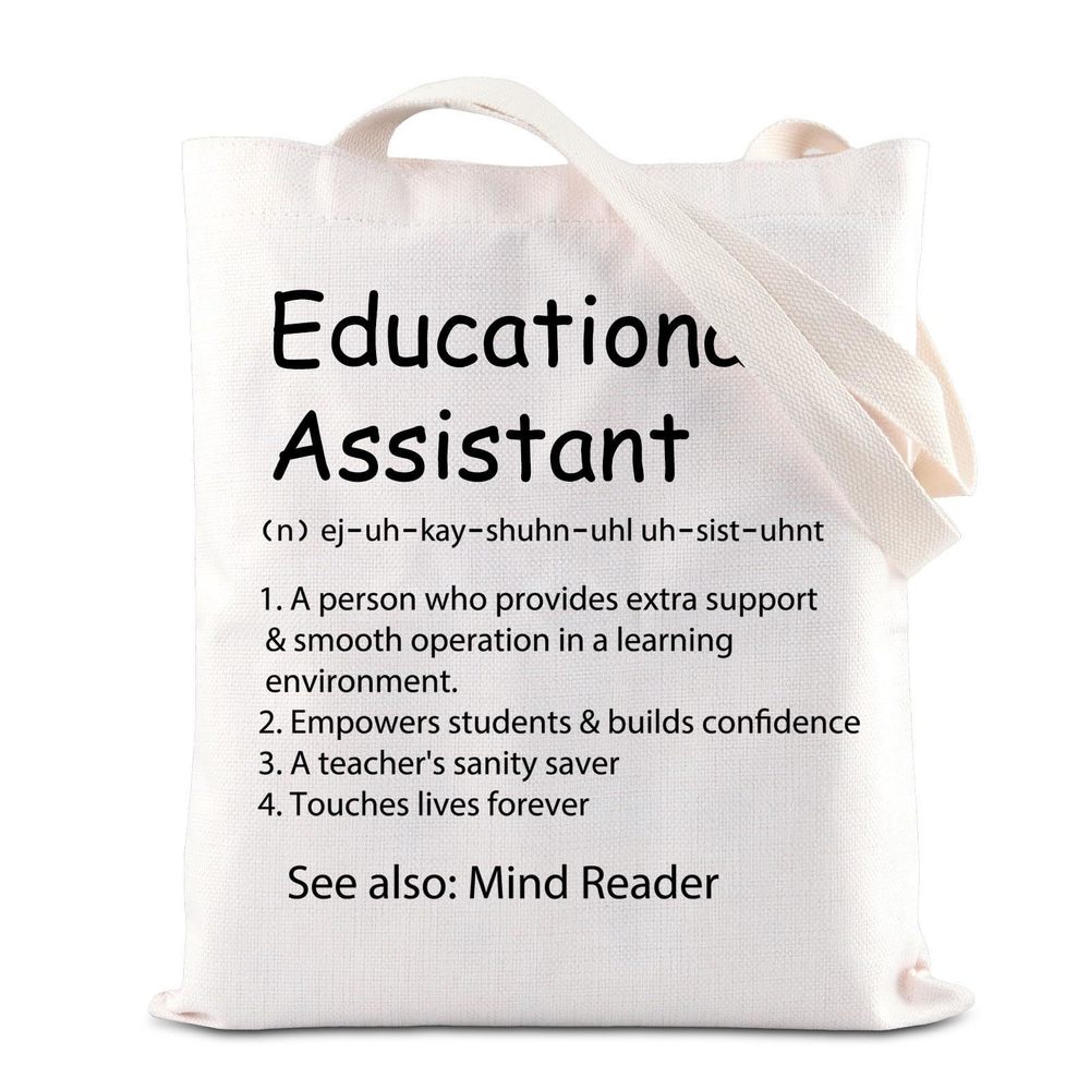 Educational Assistant Gift Educator Areciation Handbag Teacher Assistant :<
